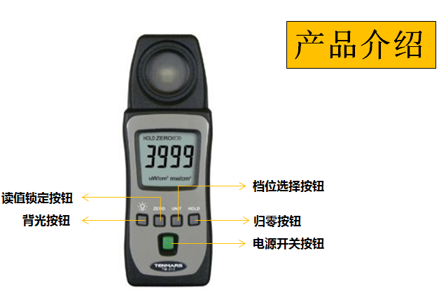 泰玛斯TENMARS TM-213紫外线照度计产品说明