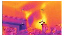 FLIR E4红外热像仪具有温度分布图查看功能
