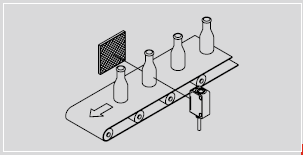 镜反射式光电传感器特别适用于检测传送带上的瓶子