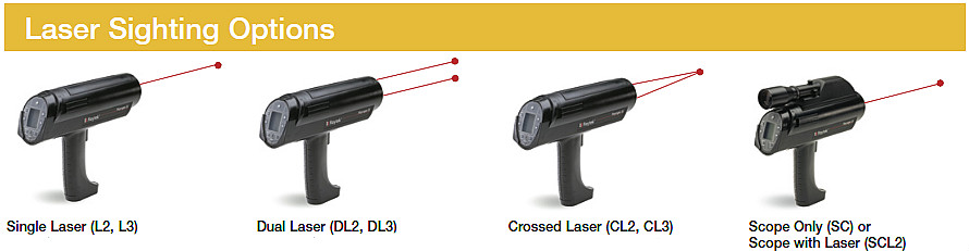 可选激光瞄准模式